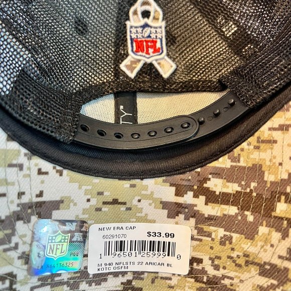 Arizona Cardinals New Era 9FORTY Salute To Service Mesh Snapback Hat Cap $34 - Picture 5 of 10